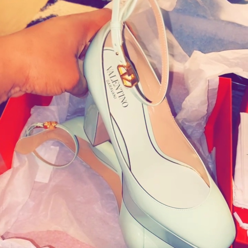 Valentino Garavani Tan-Go 120mm Platform Pump. New Ambrosia pumps. Authentic.